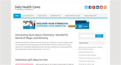 Desktop Screenshot of dailyhealthcares.com