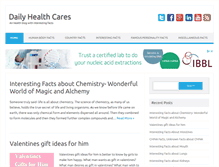 Tablet Screenshot of dailyhealthcares.com